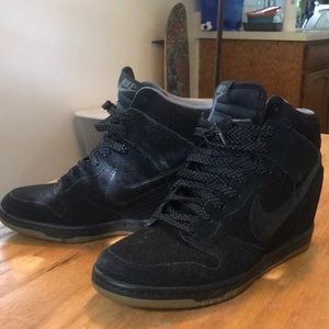 Nike high heel style dunks